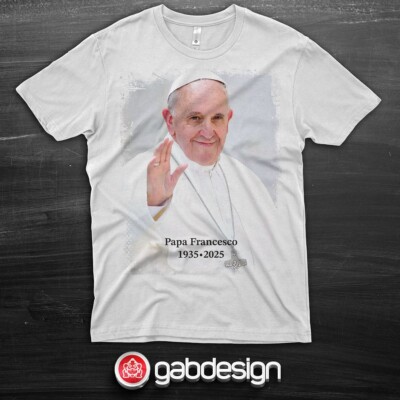 Papst Franziskus Tribute T-Shirt - 100% Baumwolle