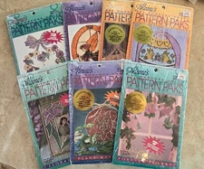 7 Aleene's All Purpose Pattern Paks Fabric/Wood/Stained Glass/Painting Sealed