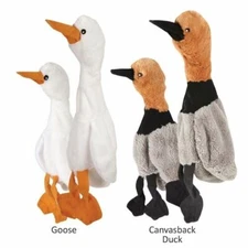 Zanies Unstuffies Dog Toy Wild Bird Canvasback Duck Goose toys B20 stuffing free
