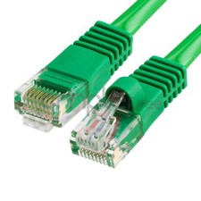 75FT CAT5e Cable Ethernet Lan Network CAT5 RJ45 Patch Cord Internet Green NEW