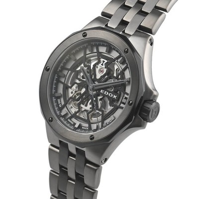 Edox Delfin Mecano Automatic Screwdown Crown 85303-357GNM-NGN Skeleton TO3316718