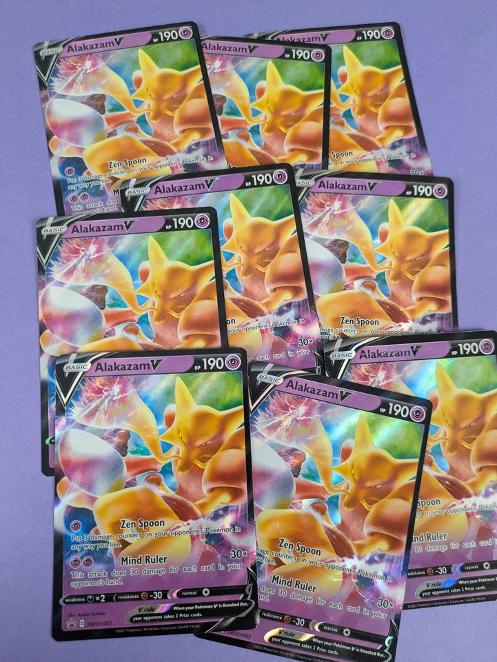 Alakazam V - SWSH083 - Promo Sword & Shield Promos - Pokemon Card - NM - Image 3 of 3