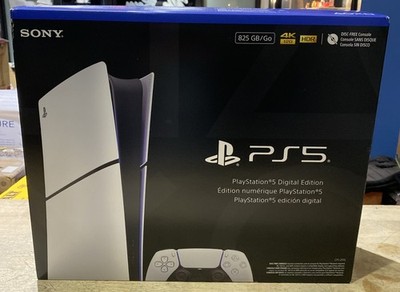 Sony PlayStation 5 Slim Digital 825GB White Console Gaming System PS5 CFI-2115