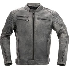 Richa Charleston Motorcycle Motorbike Leather Jacket Titanium