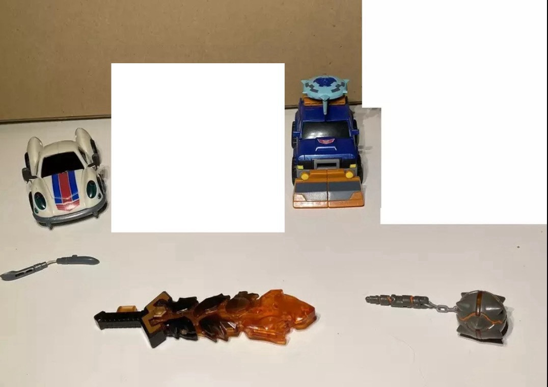 ミニカー transformers animated hasbro set Year 2008 Transformers Animated Series Exclusive Game