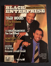 Black Enterprise Magazine September 1997 Tige...