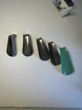 5 Vintage Shoe Horns, 1 Florsheim Shoes 1 Dr. Scholl  s Three Unmarked