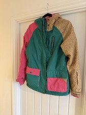 Vintage 90s Billabong Ski / Snowboard Jacket – Colour Block – Size S