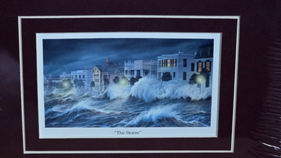 The Storm by Jim Booth Print 3”x5”- Matted - NEW and Ready to