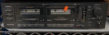 Optimus SCT-89 Full Logic Dual Stereo Cassette Deck Auto Reverse Parts/Repair 