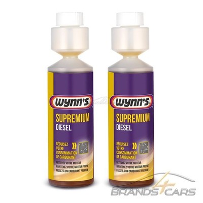 WYNNS 2x 250ml SUPREMIUM DIESEL SUPER PREMIUM ADDITIV DIESELZUSATZ 51680919