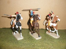 Paragon Scenics 1/32 Painted Plastic *Apaches x 3 Mounted* Set #2