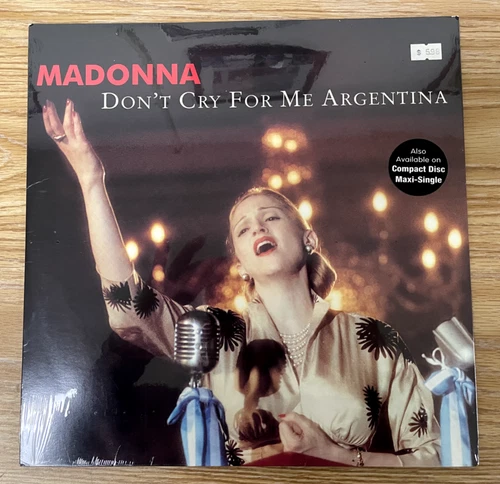 MADONNA-DON'T CRY FOR ME ARGENTINA-12" US VINYL 1997 MAXI-SINGLE - Sealed