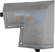 Insulated Backflow Preventer Pouch - Outdoor Pipe Insulation for Winter, Well Pu
