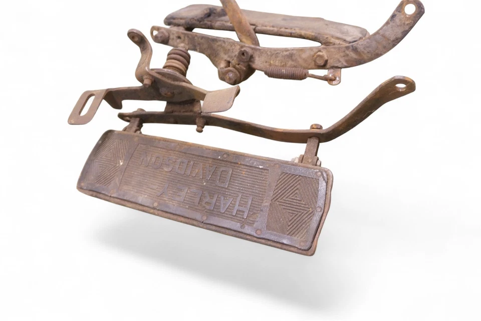 Harley VL VLD Cabeza plana Cabeza de nudillo OEM Tableros de pie cuadrado Pedales de piso *2805A Foto 3 de 4