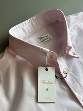NWT Stenstroms Dress Shirt Size XL Superslim bs77