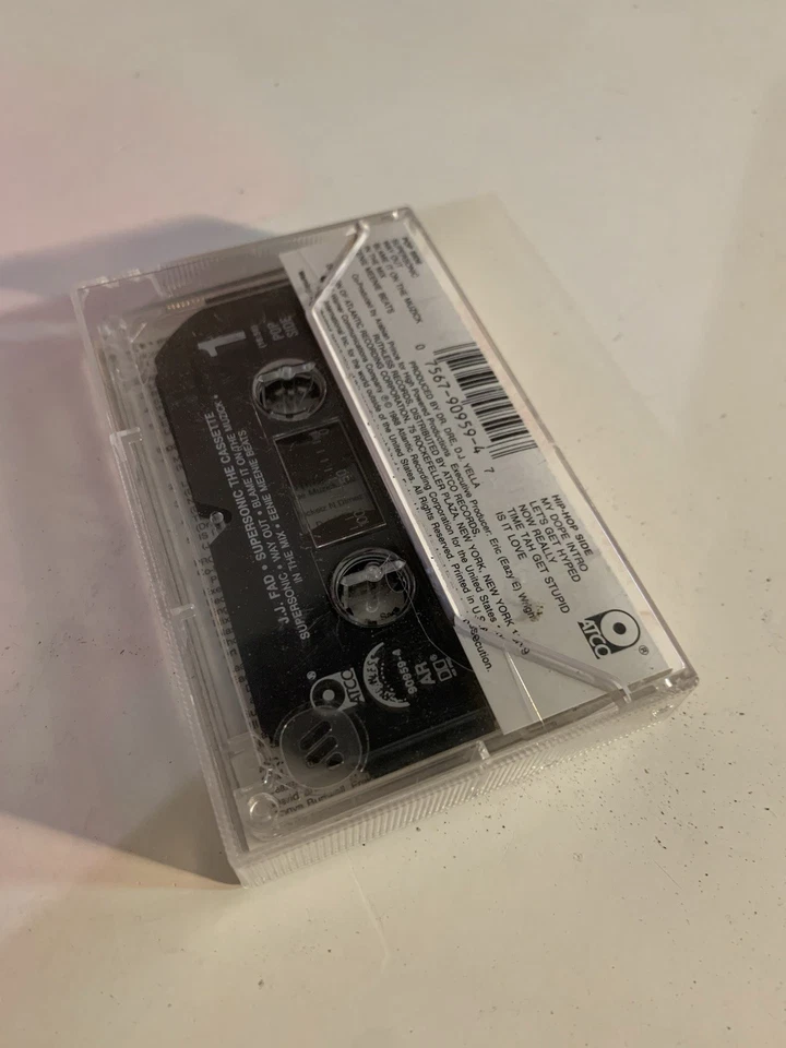 J.J. FAD SUPERSONIC THE CASSETTE 1988 VINTAGE CASSETTE TAPE USED - Image 3 of 3