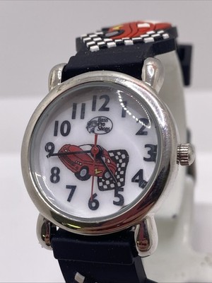 Bass Pro Shops Kids Race Car Watch Boys Gift Watch Works New Battery