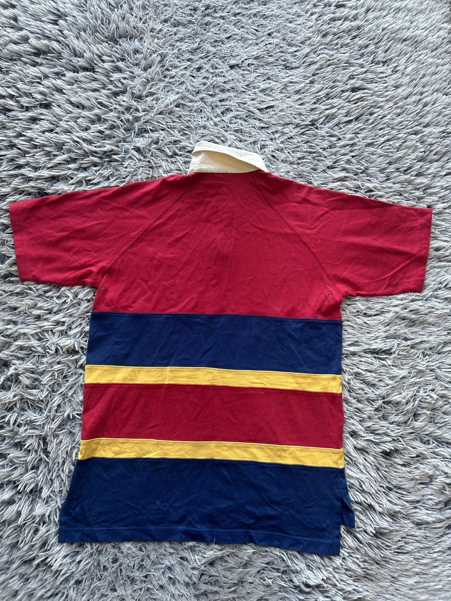 Polo Ralph Lauren Shirt Womens XL Rugby Polo Sport Crest Red