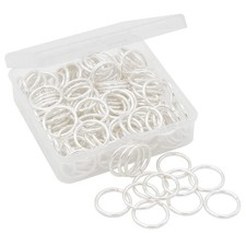 Auvoau 100Pcs Open Jump Rings 20mm Silver Jewelry Connectors for Jewelry Find...
