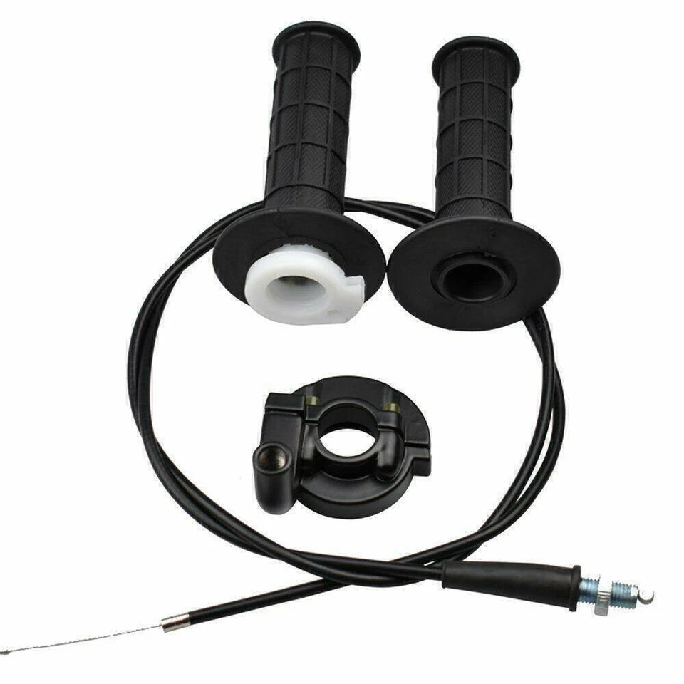 Juego de cables de empuñaduras de acelerador de giro de 7/8 pulgadas para motocicleta Foto 2 de 4