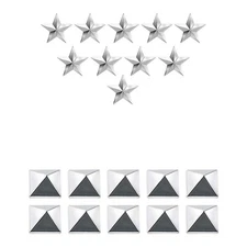 10Pcs Snowboard Stomp Pads Snow Board Mat Easy Installation Anti Slip Alloy