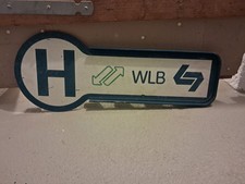 Haltestellenschild Wiener Lokalbahnen AG, Wien/Baden, &Ouml;sterreich