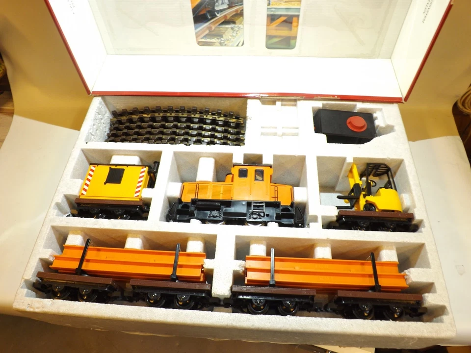 LGB 21990 Starter Set G Gauge Construction Train • Original Box • Made in Western Germany • Lehmann - Image 3 of 4