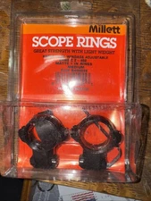 CZ 452 Millett 1” Angle-Loc Matte Black Steel Scope Rings USA Medium FREE SHIP