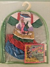 Traje boutique de muñeca bebé de lujo del Mago de Oz, se adapta a muñecas de 12 a 14"