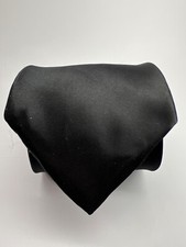 Geoffrey Beene Black polyester Tie 57"x 3.5"