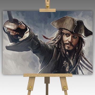 A0 A1 A2 A3 A4 Sizes Pirates of the Caribbean Jack Sparrow Giant Poster