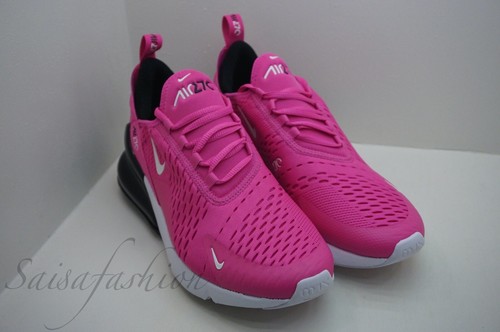 Nike Air Max 270 (GS) Laser Fuchsia White Black 943345 602 Size 6.5Y - Picture 5 of 10