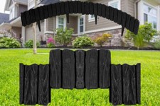 Versatile Selection: Wood-Look Edging, 2.32m Pack, for Lawn and Pathways!