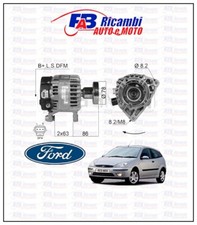 ALTERNATORE FORD FOCUS 99> 1.8 Turbo DI/ TDDi / TDCi 1753cc ORIGINALE - 210013