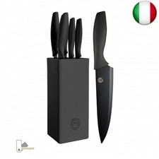 MasterChef Set Coltelli da Cucina con Ceppo Universale, Portacoltelli con Lama