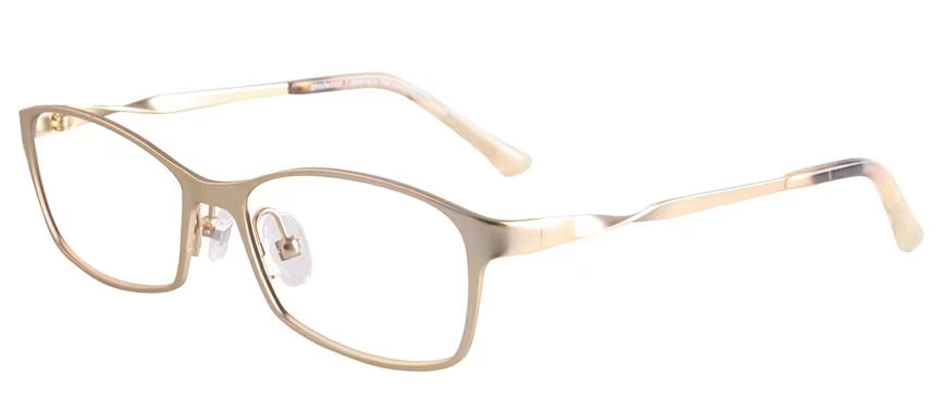 Lunettes de vue Prodesign Denmark 3129 - Monture optique femme métal or doré