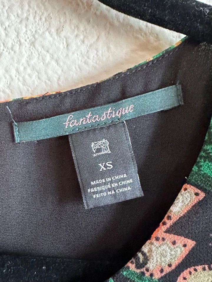 Scotch and Soda Maison шотландское платье размер XSmall джунгли печати оборки фантастический - Изображение 4 из 4