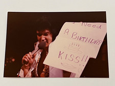 ELVIS PRESLEY ORIGINAL VINTAGE KODAK PHOTO CINCINNATI JUNE 25 1977 STAMPED