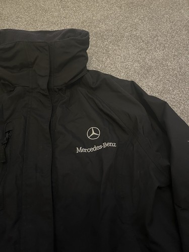 Mercedes Benz World Jacket Hooded Coat Windproof Waterproof Size Small Pirelli - Picture 5 of 11