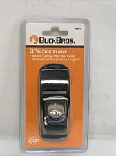 BuckBros 3" BLOCK PLANE Trimming Projects ALLOY STEEL CUTTER • HARDENED TEMPERED