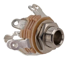 SWITCHCRAFT 14B 1/4" TRS Female Panel Mount Jack - Double Closed Circuit