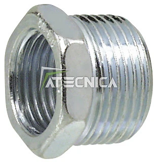 RIDUZIONE CON FILETTATURA CILINDRICA FIAC 270/3 1/4 FEMMINA 3/8 MASCHIO