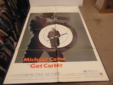 GET CARTER 1971 MICHAEL CAINE MIKE HODGES ORIG 1-SHEET POSTER N7094