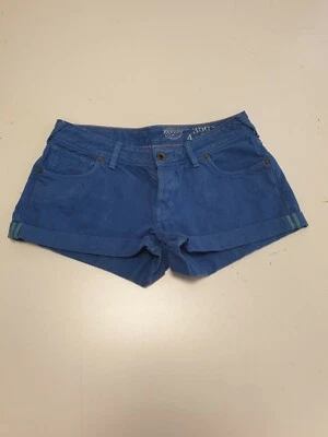 TT124 WOMENS JACK WILLS MID BLUE DENIM SHORTS UK S 8 W26 - Image 1 of 4