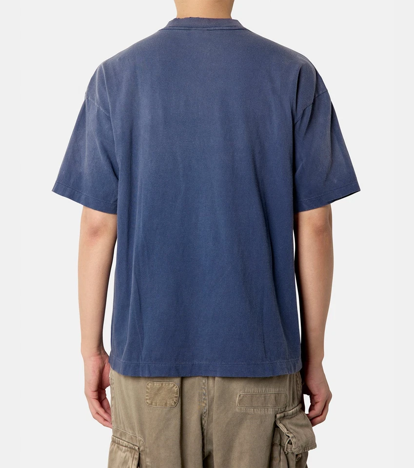 Camiseta SAINT Mxxxxxx x GHOST IN THE SHELL SS Azul Marino Foto 4 de 4