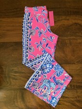 Lilly Pulitzer XS Pink Isle SLATHOUSE JUNGLE BAL HARBOUR PANTS Wide Palazzo NWT