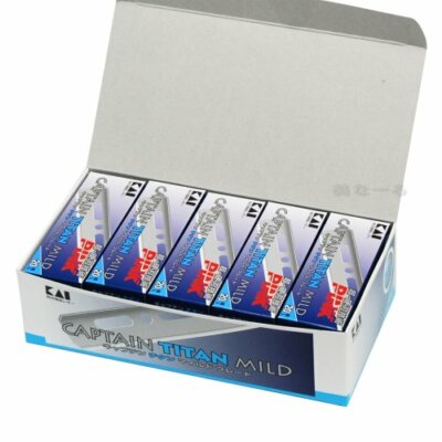 KAI CAPTAIN TITAN MILD BLADE Replacement 10 packs 200 Blades from Japan