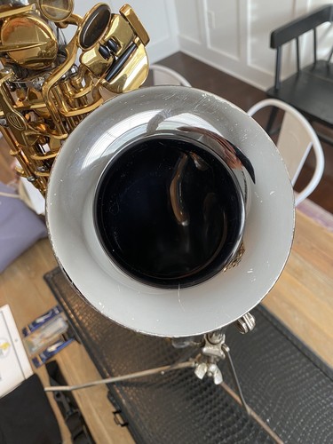 Cannonball Big Bell Stone Series Nickel & Gold Alto Saxophone Sax With Case NICE - Picture 13 of 24