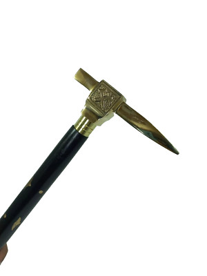 Handmade Axe Hammer Head Handle Walking Stick Cane